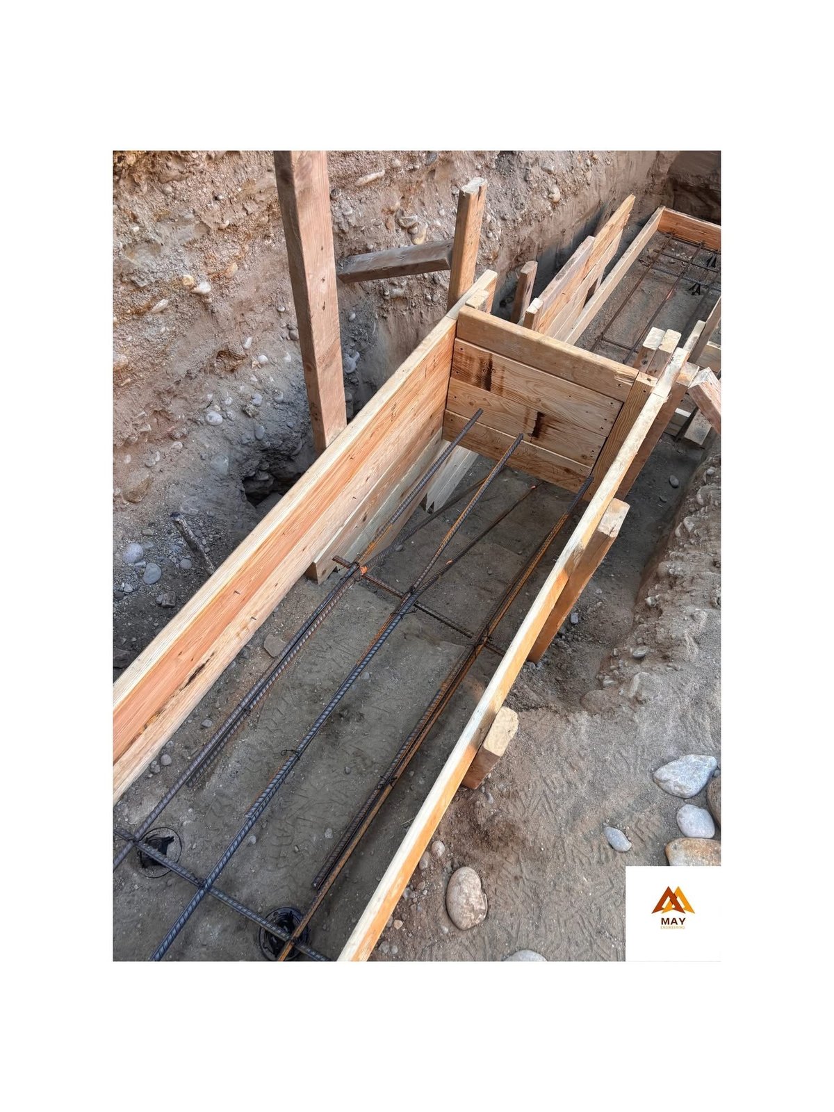 MAY Engineering Inc. engineering team Ontario — Foundation Formwork & Rebar